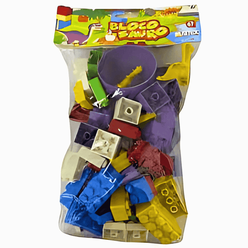 Brinquedo Blocosauro com 67 Peças Matrix