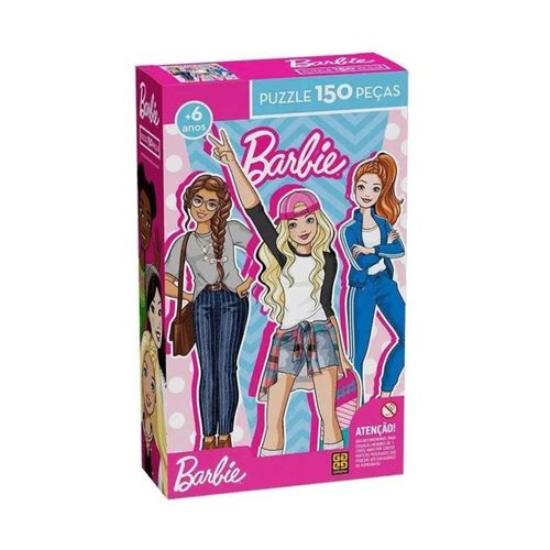 Quebra-Cabeça Barbie 150 Peças Grow