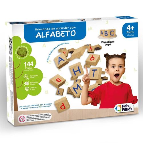 Jogo Brincando De Aprender Com Alfabeto Pais & Filho