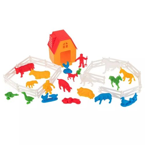Brinquedo Balde Fazendinha Com Casinha E Cercados Sortidos Gulliver