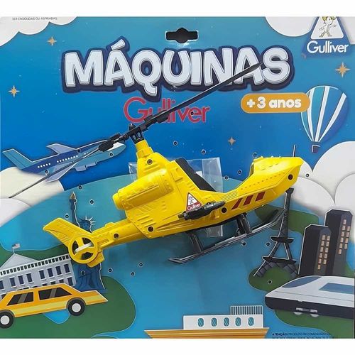 Brinquedo Helicóptero Ataque Miniatura Gulliver