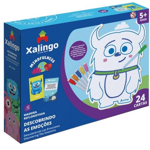 Brinquedo Quadro Para Colorir Descobrindo As Emoções Xalingo