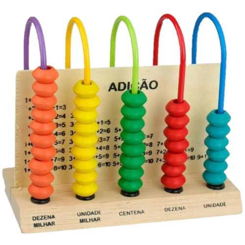 Ábaco Jogo Didático Aprenda Brincando Dm Toys