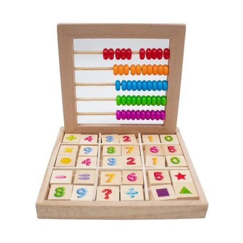Caixa Educativa Matemática 2 Em 1 Montessori Em Madeira Spider Imports