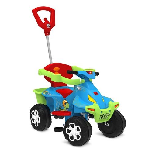 Carrinho de Passeio Quadriciclo Smart Quad Azul Menino 1221 Bandeirante