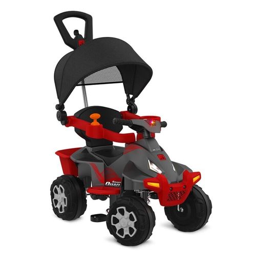 Carrinho de Passeio Quadriciclo Smart com Capota Menino Bandeirante