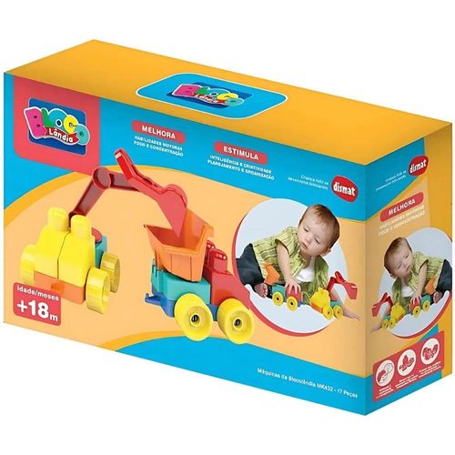 Brinquedo Infantil Maquinas Da Blocolandia Dismat