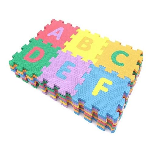 Tapete Didático EVA 9x9x0,7cm 36 Peças 20 Comercial