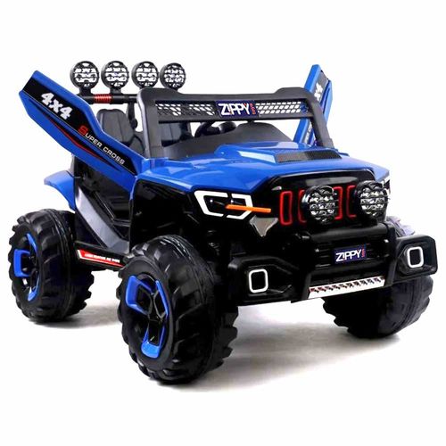 Quadriciclo Carro Elétrico UTV Super Cross 4x4 12v Azul Menino Zippy Toys