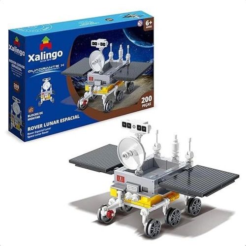 Blocos De Montar Rover Lunar Espacial 200 Peças Xalingo