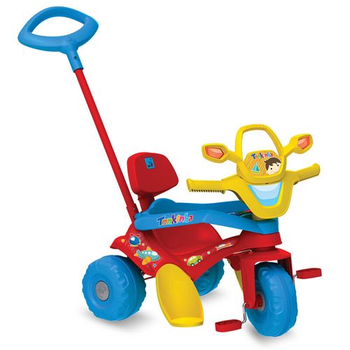 Triciclo Tonkinha Passeio Pedal 853 Vermelho Menino/Menina Bandeirante