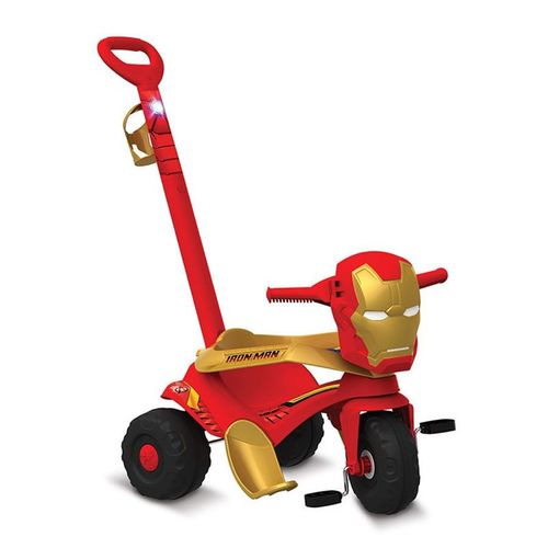 Triciclo Velocípede Passeio e Pedal Homem de Ferro 3014 Bandeirante
