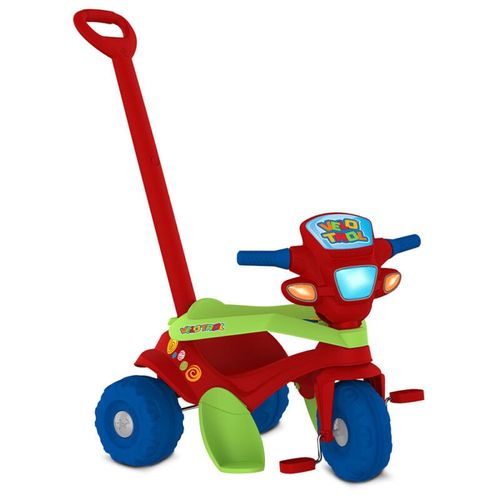 Triciclo Velotrol Passeio e Pedal (Vermelho) 845 Menino Bandeirante