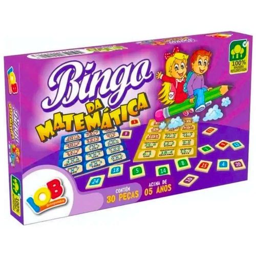Bingo da Matemática IOB Brinquedos