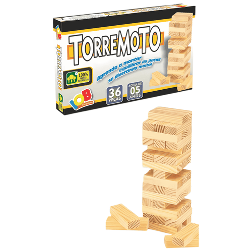 Jogo Terremoto: Monte e equilibre 007 IOB Brinquedos