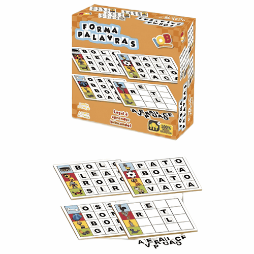 Jogo Forma Palavras 239 IOB Brinquedos