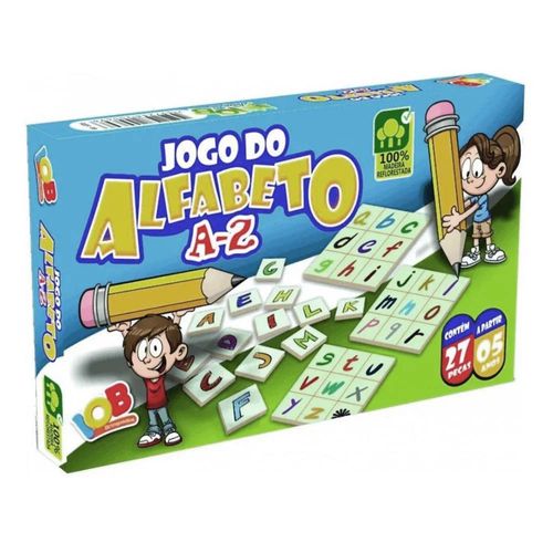 Jogo do Alfabeto A-Z Com 27 Peças IOB Brinquedos