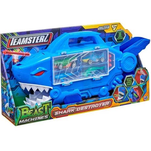 Lançador De Carrinhos Tubarão Shark Destroyer Fun