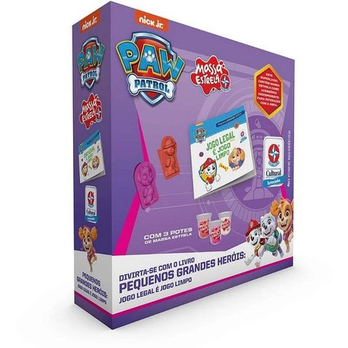 Brinquedo Livro Patrulha Canina Legal E Limpo Skye Estrela