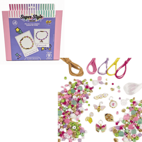 Kit Crie Suas Pulseiras Crystal Dreams c/ 463 peças Fun