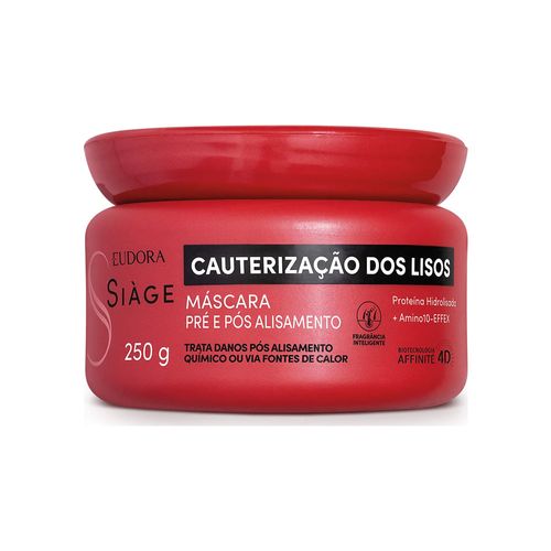 Máscara Capilar Siàge Cauterização dos Lisos 250g Eudora