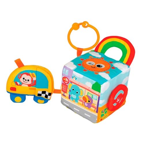 Brinquedo Cubinho Macio De Atividades Winfun