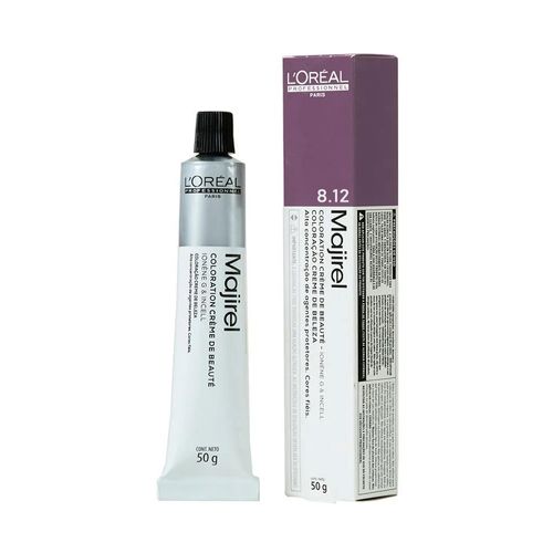 Tintura 8.12 Louro Claro Cinza Irisado Majirel 50g L'Oréal Professionnel
