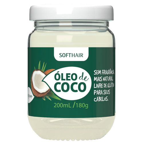 Óleo De Coco Vegano 200ml/180g Soft Hair