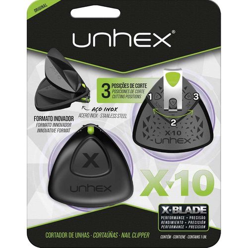 Cortador de Unhas Unhex X10 Pino Merheje