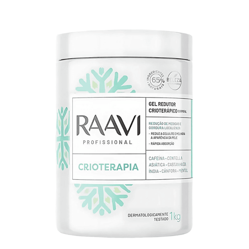 Gel Redutor Crioterápico Corporal 1kg Raavi