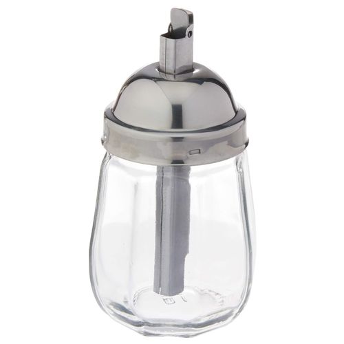 Açucareiro Dosador 210g Em Vidro E Inox Jornata Brinox