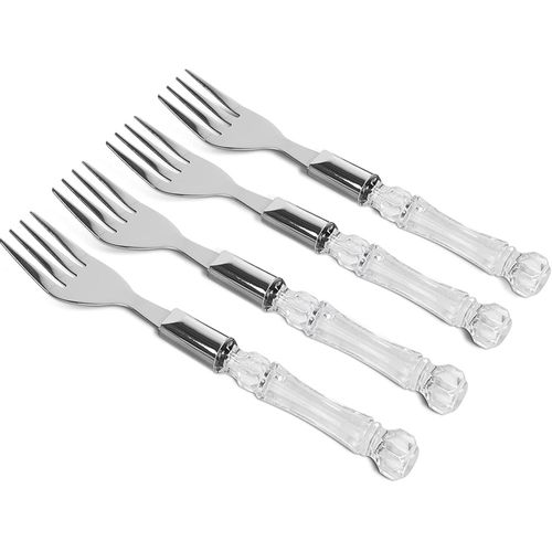 Conjunto De Garfos Para Sobremesa 4 Peças Tasty Cristal Brinox