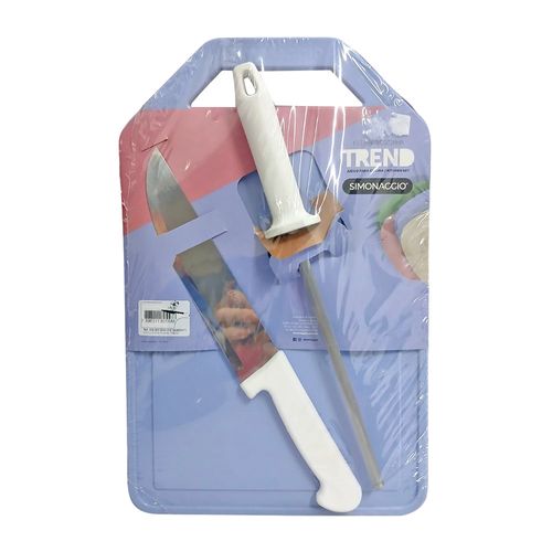 Kit Cozinha Tábua de Corte Com 3 Peças Serenity Simonaggio