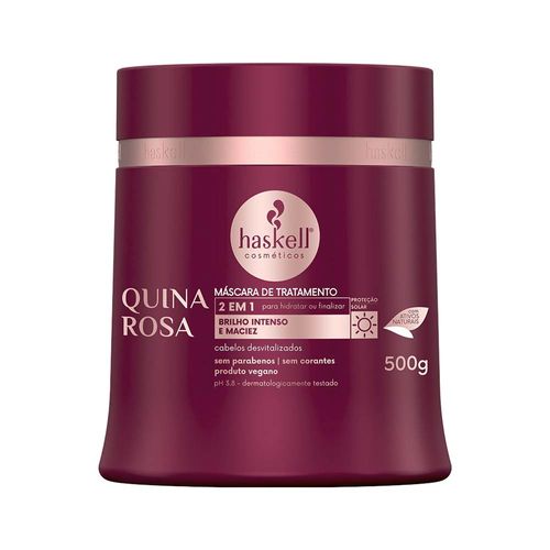 Máscara de Hidratação 4 em 1 Quina Rosa 500g Haskell