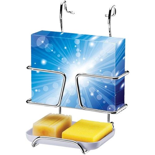 Suporte Para Sabão Em Pó/Barra E Escova Brinox