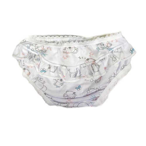 Kit Com 3 Calcinhas Estampadas Tamanho M Baby Kirash