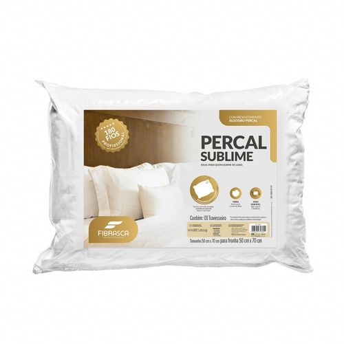 Travesseiro Percal Sublime 50x70 Fibrasca
