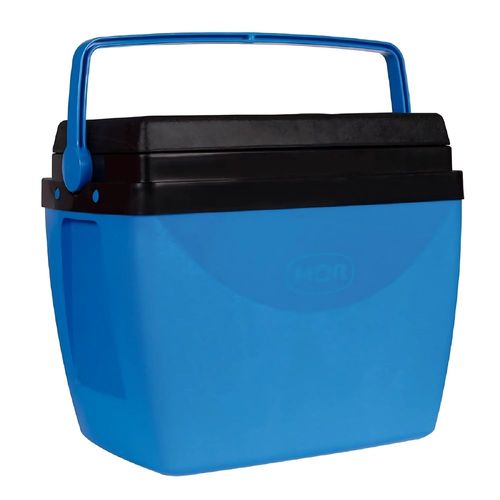 Caixa Térmica Azul Com Preto 34l Mor