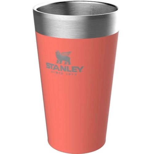 Copo Stanley Sem Tampa Coral 473ml