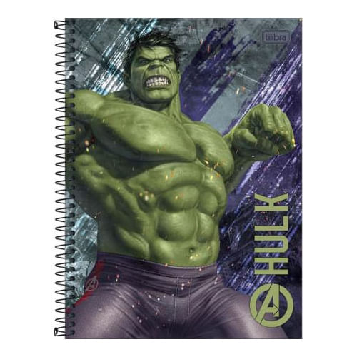 Caderno 10 Matérias Avengers 160 Folhas Tilibra (CAPAS SORTIDAS)