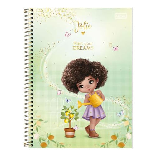 Caderno 10 Matérias Jolie 160 Folhas Tilibra (CAPAS SORTIDAS)