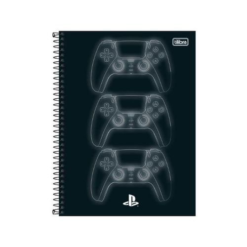 Caderno 10 Matérias Playstation 160 Folhas Tilibra (CAPAS SORTIDAS)