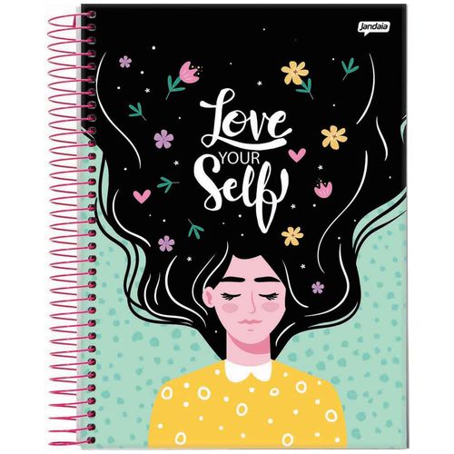 Caderno 15 MatErias 300 Folhas It Girl Jandaia (CAPAS SORTIDAS)