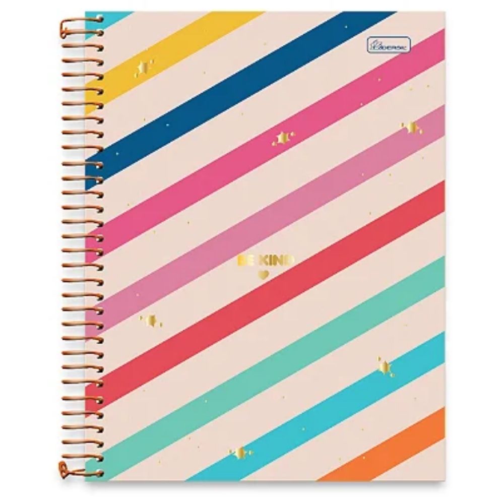 Encontraproduto.com.br - Caderno Be Kind 20 Matérias Sortidos 320 Folhas Cadersil