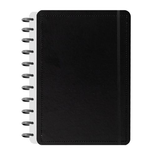Caderno Inteligente M Preto Diskô