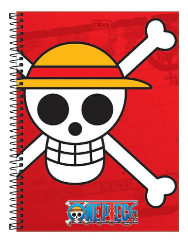 Caderno Universitário 16 Matérias One Piece 256fls Tilibra (CAPAS SORTIDAS)