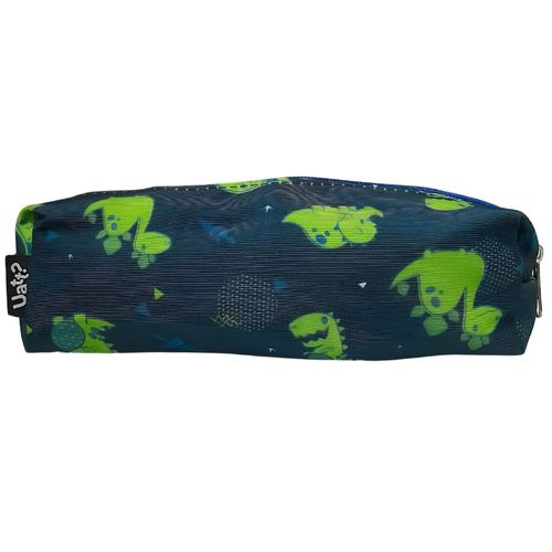 Estojo Porta Lápis Slim Pop Dinossauro 23cm Uall