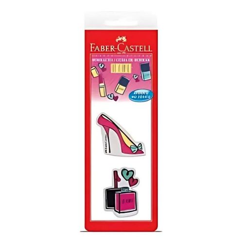 Kit Com 2 Borrachas It Girl Faber Castell