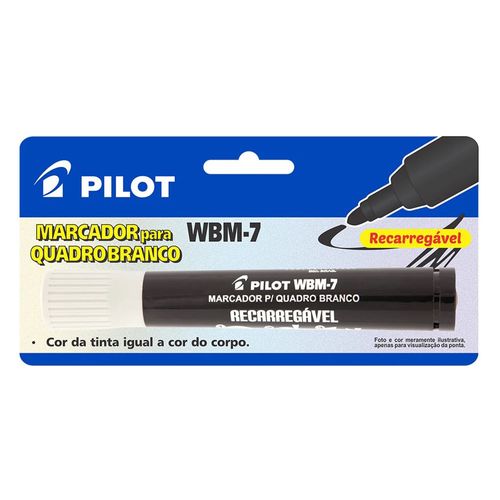 Marcador Para Quadro Branco Preto Pilot