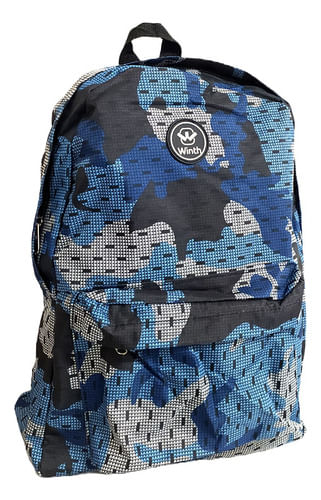 Mochila Básica Camuflada Winth (CORES SORTIDAS)